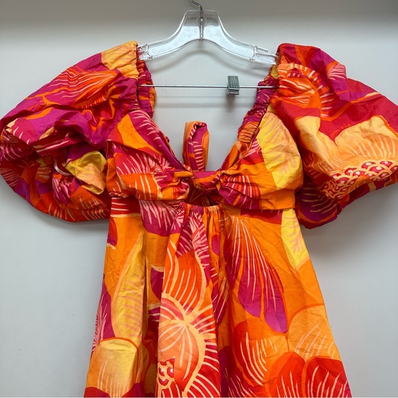 NWT FARM Rio Summer Garden Ombre Mini Dress - Picture 3 of 9